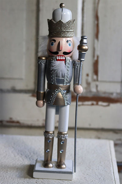 figurka bożonarodzeniowa dziadek do orzechów, Silveramo B, wys.26cm