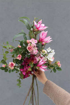 bukiet z magnolią, Terviona, dł.45cm 