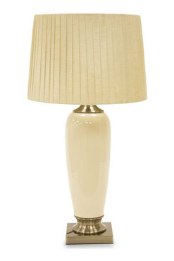 Cremiere B, ceramiczna lampa stołowa, wys.72cm