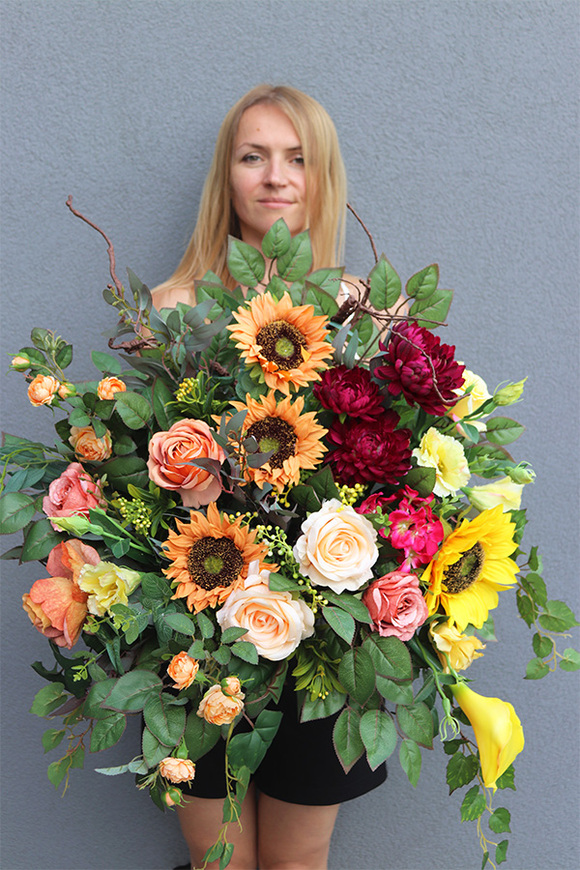 Miodowe Dni Premium, kompozycja nagrobna w naczyniu