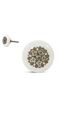 ozdobna gałka / uchwyt do mebli 3, śr.4cm