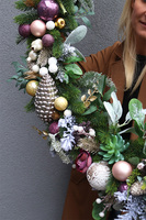 Fioletina, świąteczna girlanda