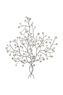 Crystal Tree, metalowy obraz dekoracja ścienna, wym.90x75cm