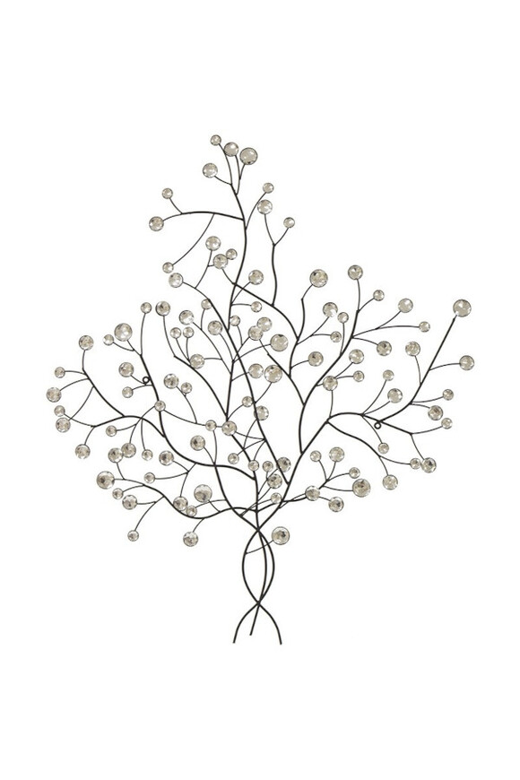 Crystal Tree, metalowy obraz dekoracja ścienna
