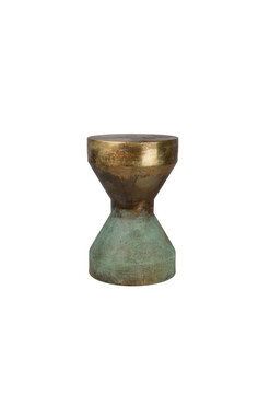 Garden Green 1, stolik boczny metalowy, wym.30x30x46cm