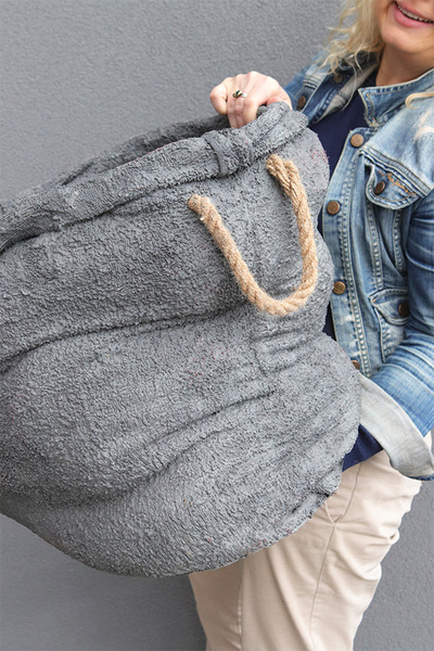 Worek Volcan, osłonka doniczka na kwiaty