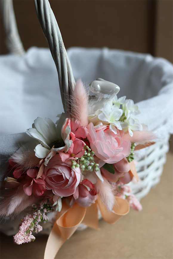 Morelita Dulina, dekorowany koszyczek wielkanocny