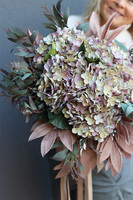 Hortensja Mortario, bukiet nagrobny do wazonu