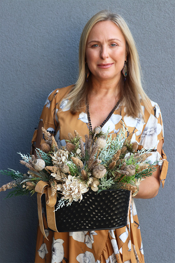 Wrzosowisko nature, kompozycja kwiatowa w donicy