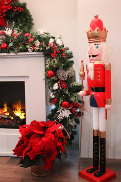 Deluxe Lollypop Candy, świąteczna girlanda na kominek, dł.300cm