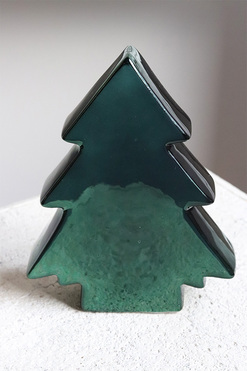 OD RĘKI Xmas Modern, figurka świąteczna choinka, zielona, wys.20cm 