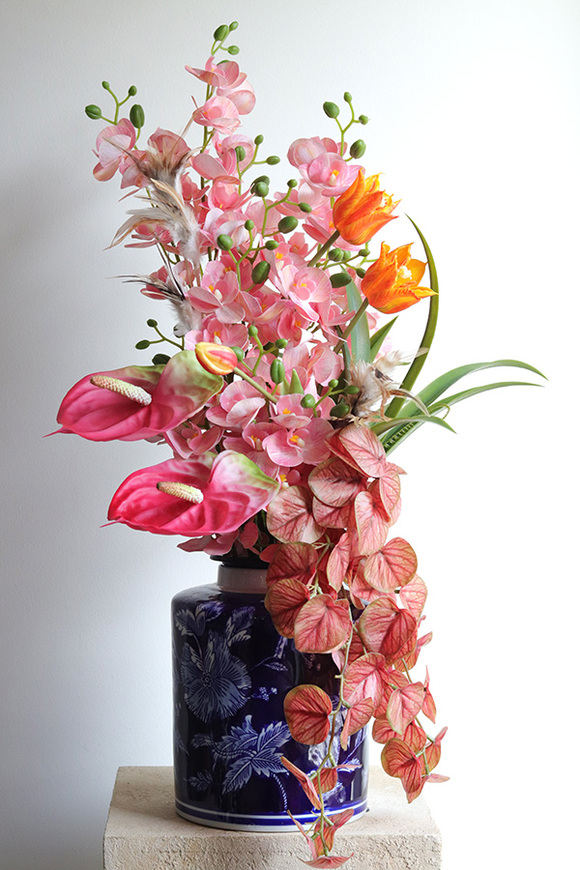 Koralle Design, kompozycja kwiatowa z anturium