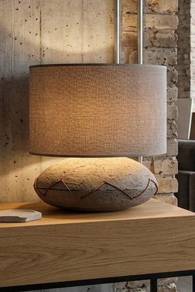 nowoczesna lampa stołowa ceramiczna