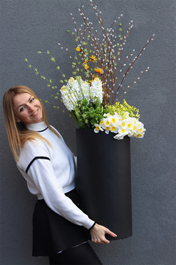 Wiosenne Trele, wiosenna kompozycja roślinna, wys.135cm