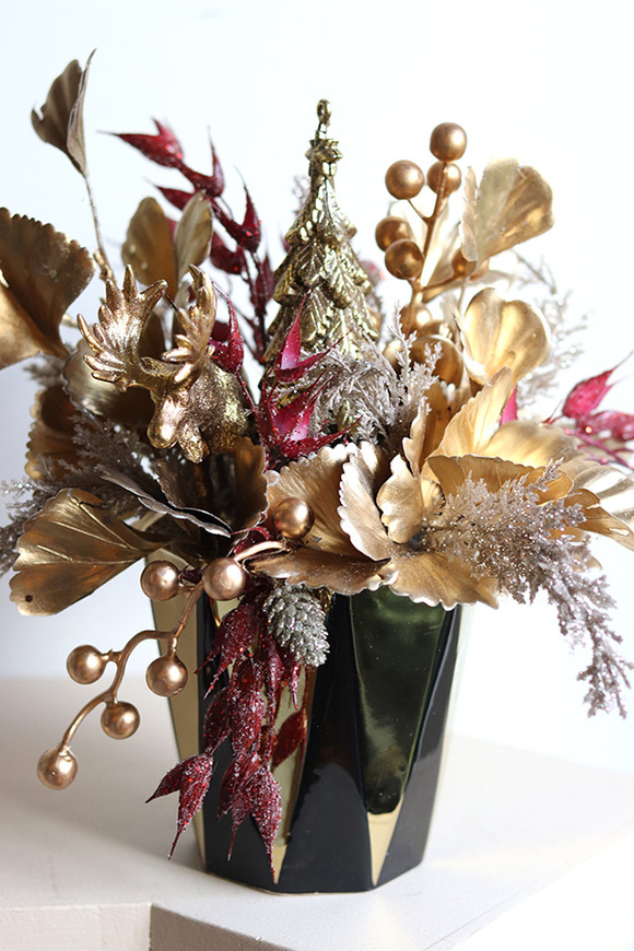 Złoto Zimy, dekoracja świąteczna