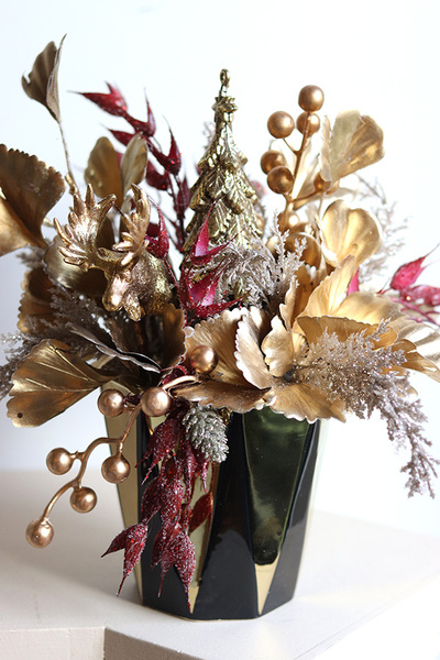 Złoto Zimy, dekoracja świąteczna