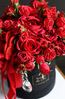 Forever Love, różany flowerbox na walentynki