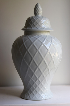 Sziraz A, amfora pojemnik z pokrywką, wym.51x26cm