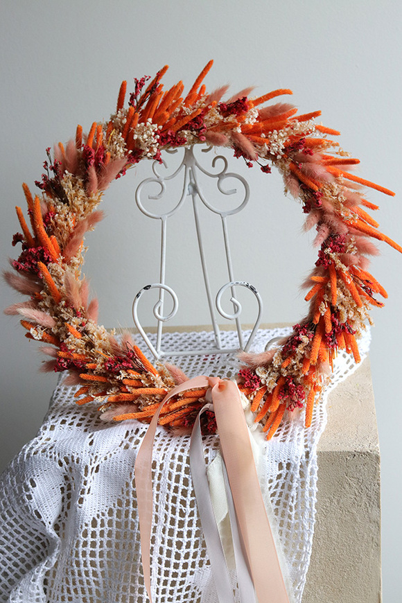 Pomarańczowa Wielkanoc, komplet dekoracji wielkanocnych