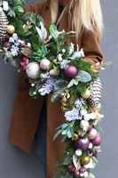 Fioletina, świąteczna girlanda