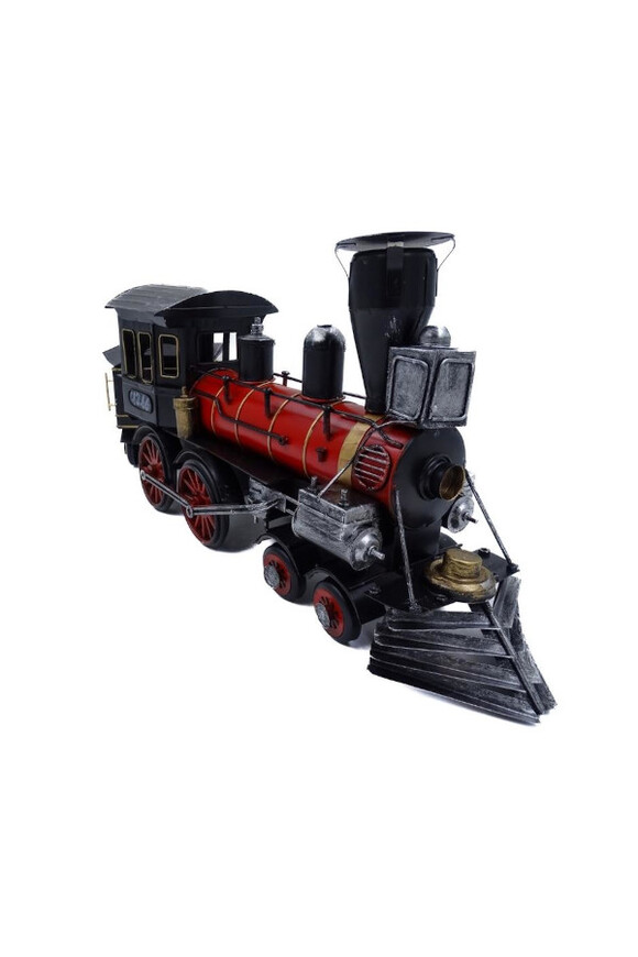 Lokomotywa Retro, metalowa figurka model