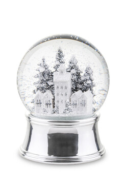 Silver Town, świąteczna kula śnieżna pozytywka, wys.16cm