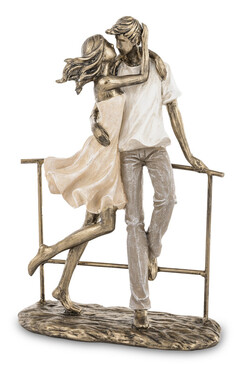 dekoracyjna figurka, Zakochani na Moście 2, wys.25cm