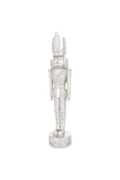 Srebrna Opowieść, figurka bożonarodzeniowa dziadek do orzechów, wys.43cm