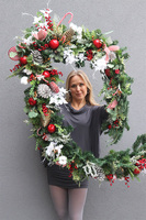 Deluxe Lollypop Candy, świąteczna girlanda na kominek