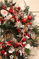 Red Flere, wianek świąteczny