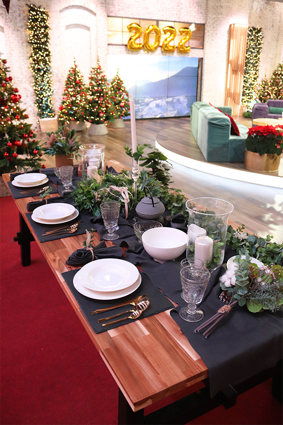 Bohemia, lniane serwetki, grafitowy