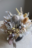 stroik z jajem Bretanna, ozdoba ze srebrnym jajem