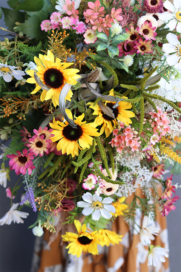 wiązanka nagrobna Nemosta, wym.85cm