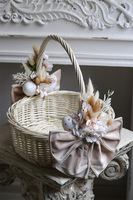 Kokarda Creama, dwustronnie dekorowany koszyczek wielkanocny