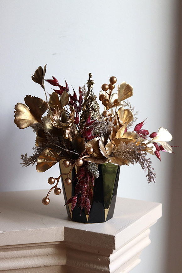 Złoto Zimy, dekoracja świąteczna