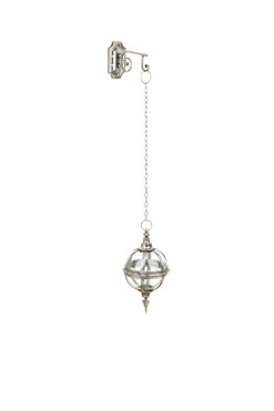 Gadilam, wiszący lampion metalowy kinkiet, wys.38.5cm