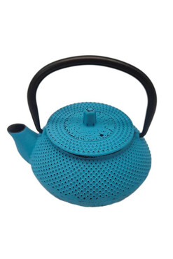 Awaji, żeliwny imbryk do herbaty, turkusowy, poj.300ml