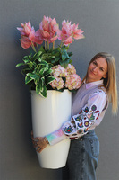 Medinilla Fiberglass, podłogowa dekoracja kwiatowa