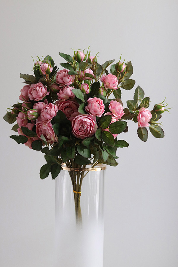 Rosalie, gałązka sztucznej róży, mauve róż