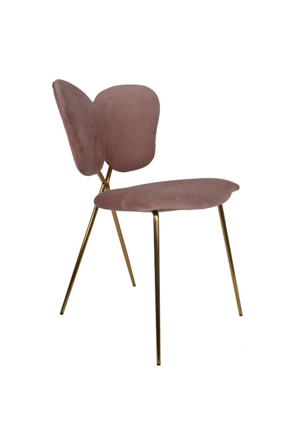 Madame Butterfly, krzesło z obiciem, różowe