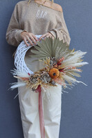 Lysandra Boho, asymetryczny jesienny wianek