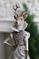 Reindeer Royalty, figurka świąteczna renifer	