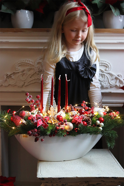 Moko Christmas Laos, adwentowy stroik świąteczny LED