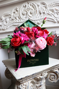 koperta flowerbox Nellana, wym.29.5x30cm  