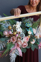 Paysage, kompozycja nagrobna w ramce, wym.40x70x53cm 