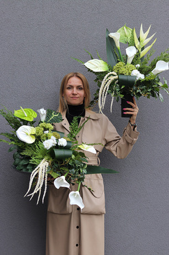 Montreal Elegantesa, komplet dekoracji nagrobnych, kompozycja + bukiet