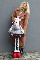 Renifer Welcome To, laleczka zimowa stojąca