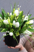 Spring Set, kompozycja wiosenna z tulipanami