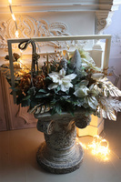 Christmas Paysage kompozycja nagrobna w blejtramie