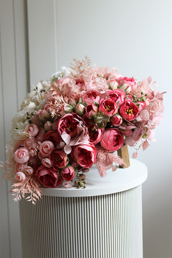 Alice Pastel Volcan, dekoracja nagrobna w kształcie serca, wym.23x37x40cm